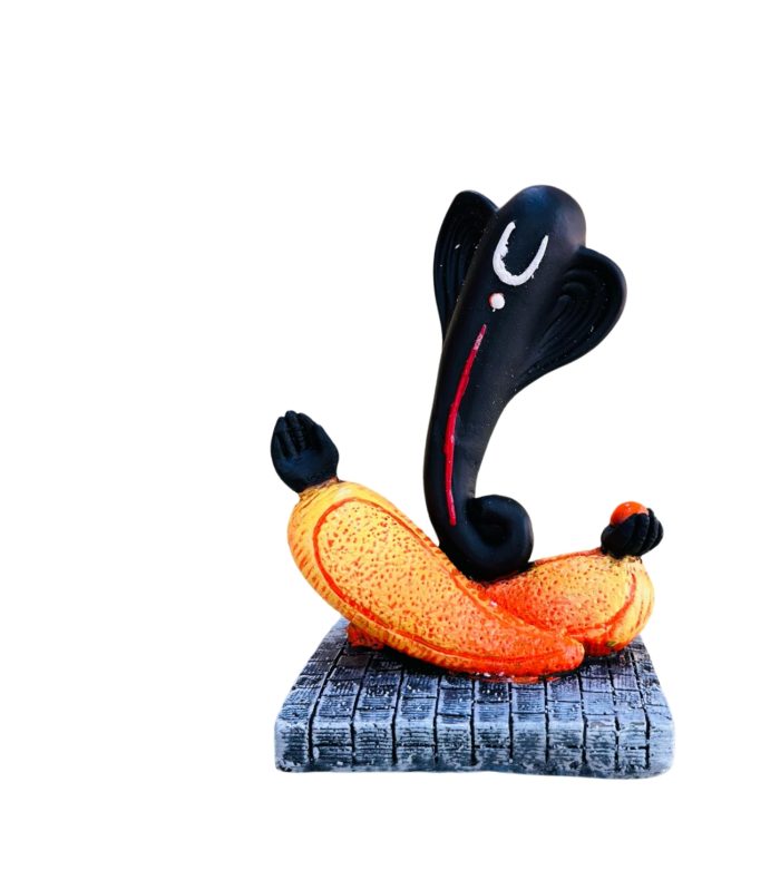 Mahakal Handicraft The global store Ganesha Idol for Home Decoration/Office Decoration/Best for Gifting (Black)